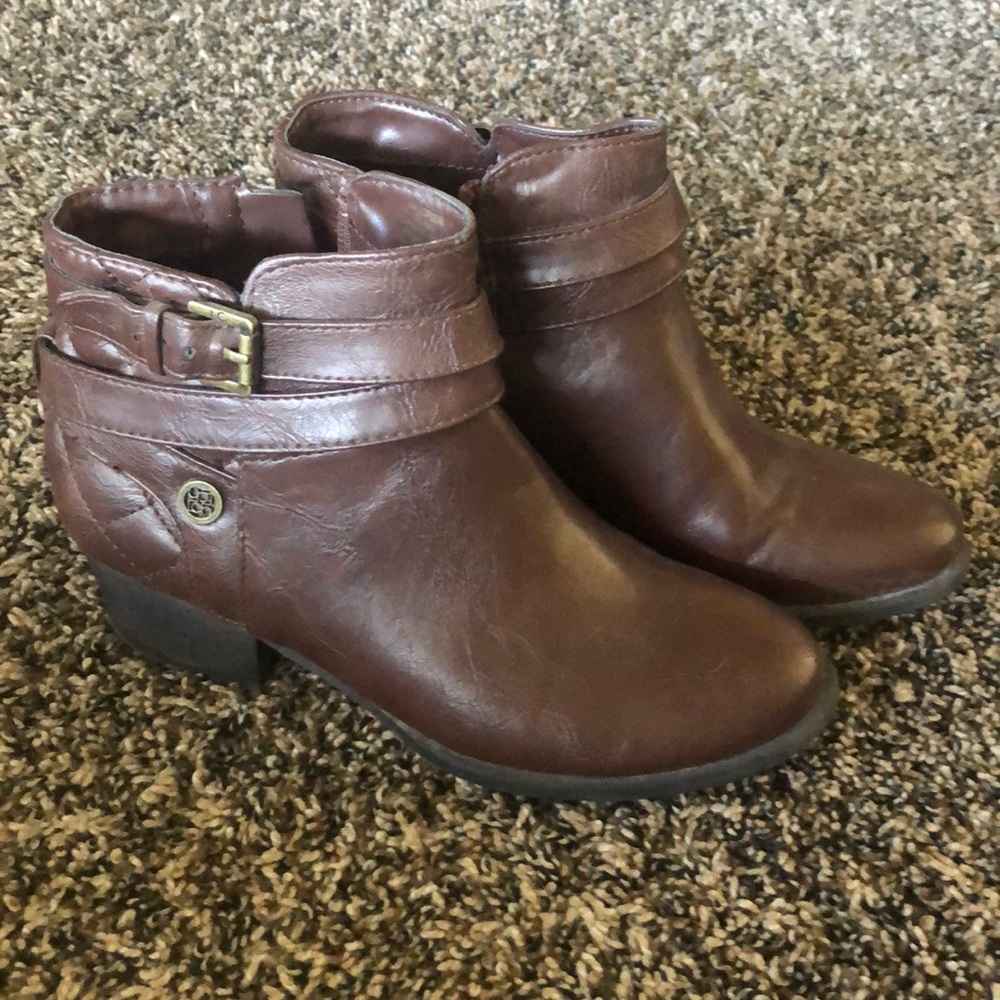Beautiful buckle ankle boots